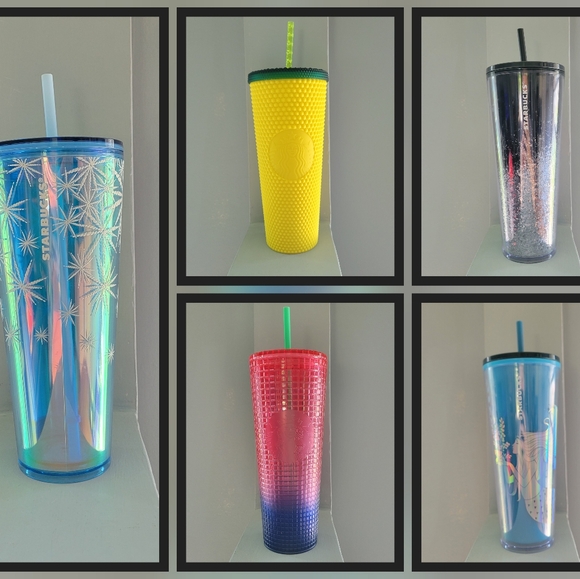 Starbucks Colorful Tumbler Collection 5 In Total Pre-owned - Picture 1 of 16